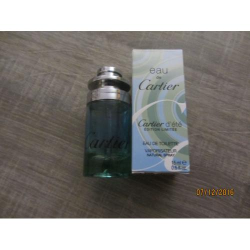 Eau De Cartier Par Cartier 15 Ml Edt Vaporisateur  (Summer D'ete Limited Version) 