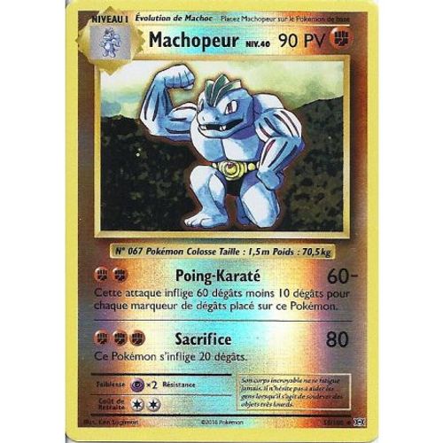 Carte Pokemon - Xy12 - Evolutions - Machopeur - Pv 90 - 58/108 - Holo Reverse - Vf