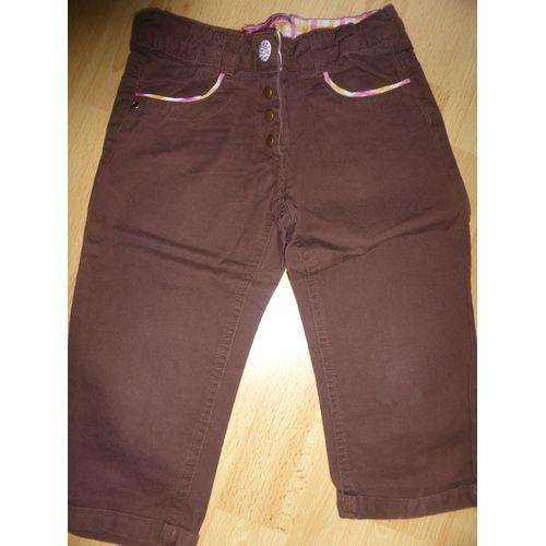 Pantacourt Lisa Rose Coton 5 Ans Marron