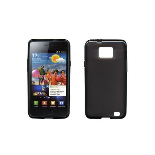 Housse De Protection Semi-Rigide Jelly Case Pour Samsung Galaxy S2 - Noir