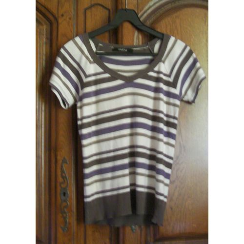 Tee-Shirt Rayé Caroll - Taille 38