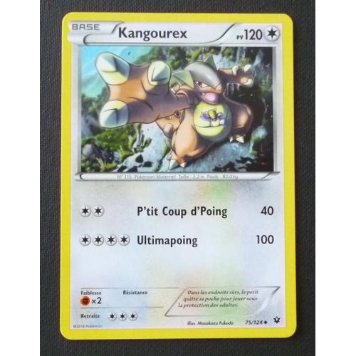 Pokémon - 75/124 - Xy - Impact Des Destins - Kangourex - Peu Commune