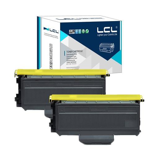 LCL(TM) TN2120 TN2110 2600 pages (2-Pack, Noir) Cartouche de Toner Compatible pour Brother HL-2140 HL-2150 HL-2170W /MFC-7440N/7450 MFC-7840W DCP-7040/7030