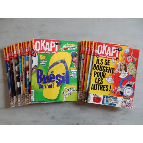 Lot De 17 Revues Okapi Années 2013/2014 10/15 Ans- Editions Bayard