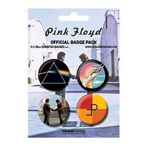 Pink Floyd Pack 4 Badges