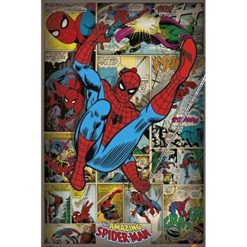 Marvel Comics Pack Posters Spider-Man Retro 61 X 91 Cm (5)