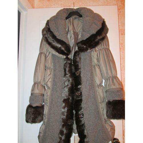 Parka Marron Taupe Miss Miss T. 42/44