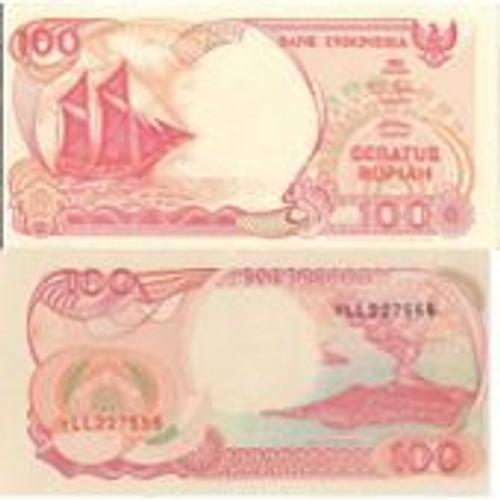 Billet De 100 Rupiah  ( Bateau) De L'indonesie, Année 1992 - Pick 127  