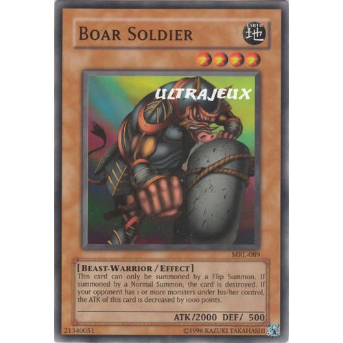 Yu-Gi-Oh! - Mrl-089 - Boar Soldier - Commune