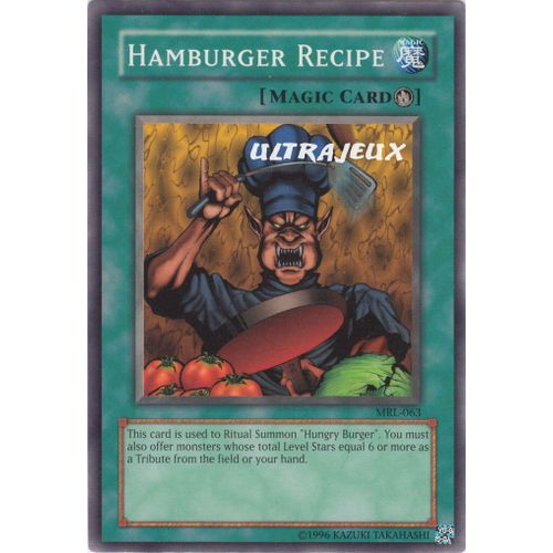 Yu-Gi-Oh! - Mrl-063 - Hamburger Recipe - Commune