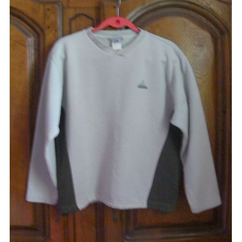 Sweat Gris Adidas - Taille 14 Ans
