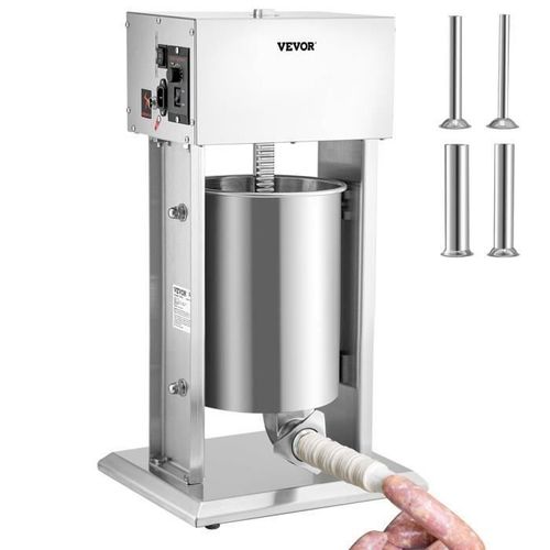 10L Poussoir  Saucisses Manuel -VEVOR - 4 Tubes Machine  Saucisson Verticale Inox