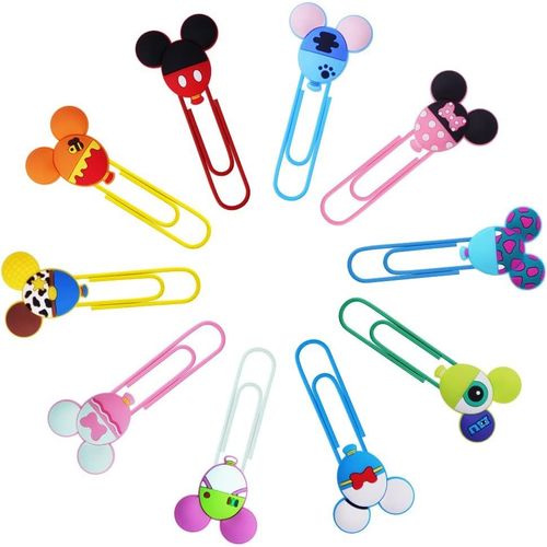 10pcs Mignon Souris Trombones, Cratifs Trombones Mignons Petits Trombones Acier Inoxydable Trombones En Mtal Petits Signets Pour Trier Et Organiser Papiers Bureau cole Usage, Rentre Scolaire