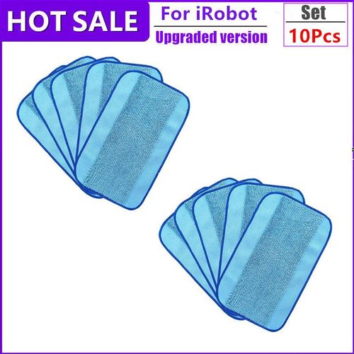 10pcs - Pices de Robot aspirateur iRobot Braava 320 380 380T menthe 4200 5200 5200C, tissus de vadrouille, capuchon de mche d'eau, accessoires de plateau humide
