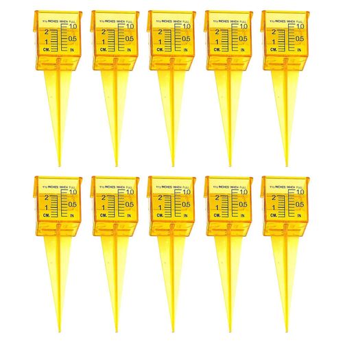 10pcs Pluviomtres Rutilisables Transparents Avec Deux Balances Pour Une Lecture Facile