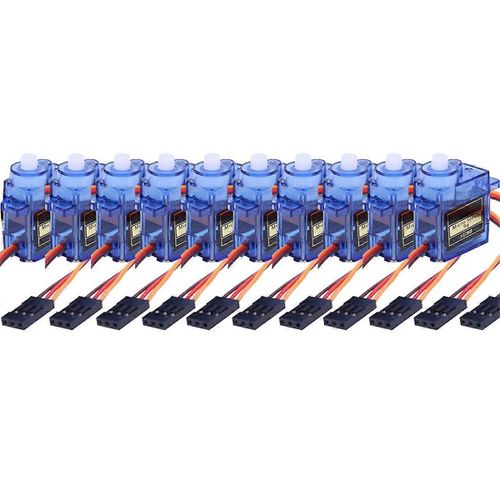 10PCS SG90 9G Mini servomoteur servomoteur pour avions RC Bras de robot Servomoteur  voilure fixe Contrle pour l'air