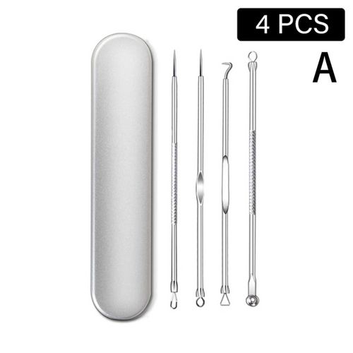 11/8/6/4pcs Acn Comdons Enlvement Aiguilles Soins De La Peau Points Kit Enlever Dissolvant De Nettoyage Facial Pimple Outil De Nettoyage Noir Seulement R0r8