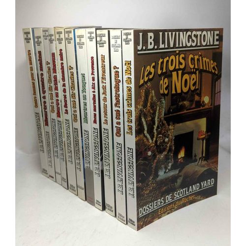 11 Livres De Linvingstone: Quatre Femmes Pour Un Meurtre + Meurtre  Quatre Mains + Qui A Tu Sir Charles? + Meurtre Au British Museum + Le Secret De La Chambre Noire + Qui  Tu Sir Charles   de Livingstone, J. B.  Format Broch 