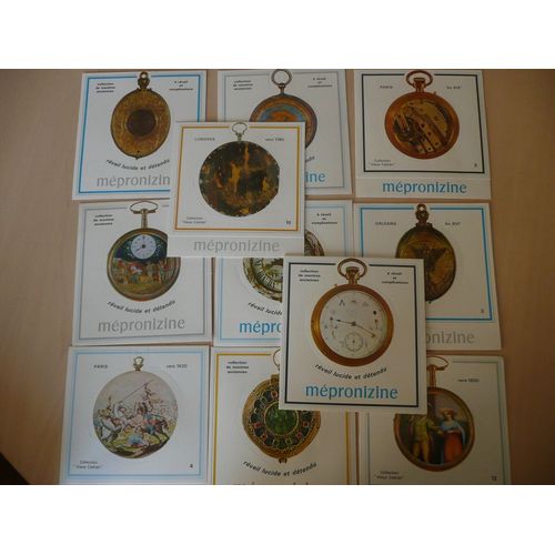 11 Pub Mpronizine Montres Anciennes Collection Vieux Cadran Laboratoires Byla