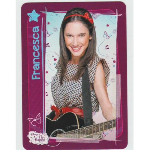 Francesca - Carte Violetta - Disney - Activity Cards - N° 7 - Topps - 