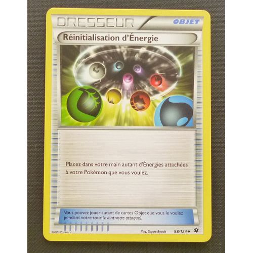 Pokémon - 98/124 - Xy - Impact Des Destins - Réinitialisation D'energie - Peu Commune