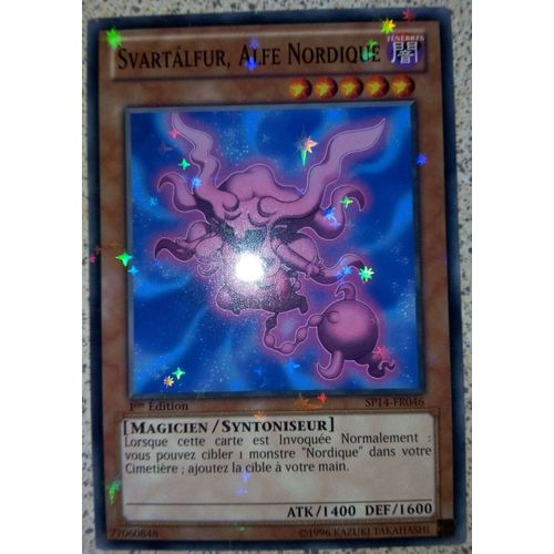 Yu-Gi-Oh! - Sp14-Fr046-St - Svartàlfur, Alfe Nordique - Starfoil Rare