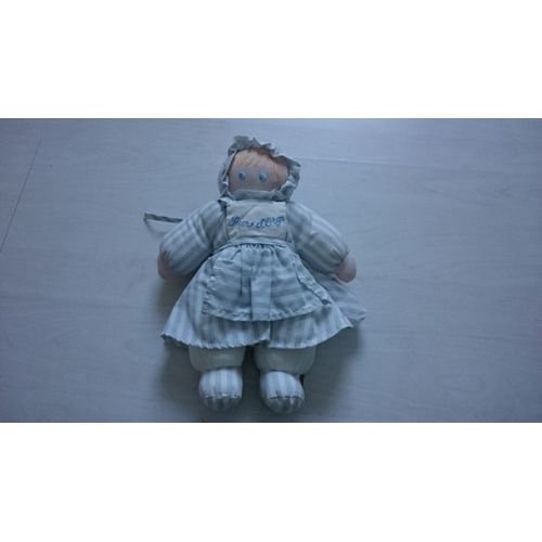 Doudou Peluche Poupee Sucre D'orge Raye