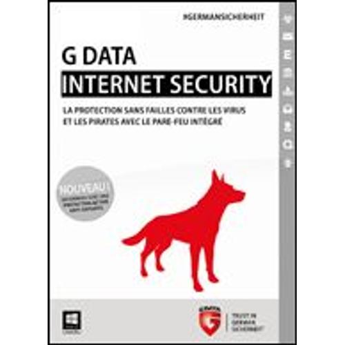 G Data Internet Security - 4 Postes - 2 Ans - Logiciel En Téléchargement - Pc