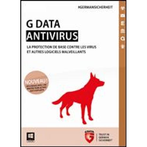 G Data Antivirus - 4 Postes - 1 An - Logiciel En Téléchargement - Pc