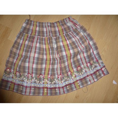 Jupe O'kids Coton 3 Ans Marron 