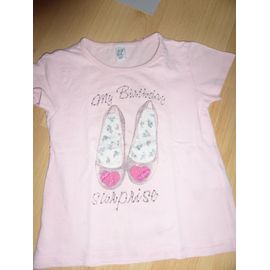 T-Shirt Zara Kids Coton 3 Ans Rose