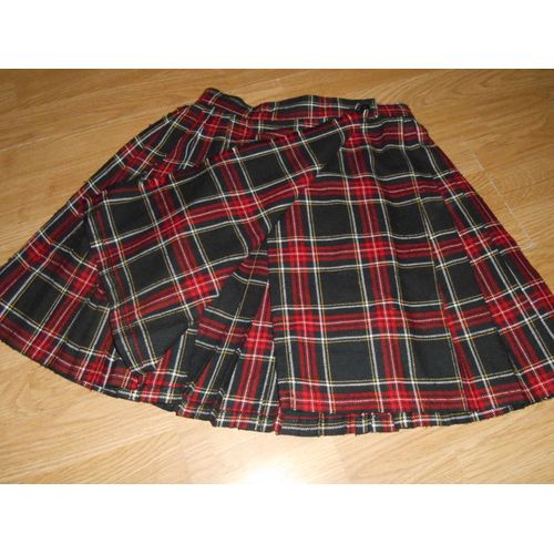 Jupe Kilt Écossais Rouge - Marque Slugger - T 36