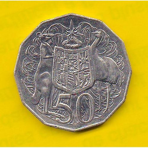 50 Cents Australie 2016 Monnaie Support-Nickel Coin