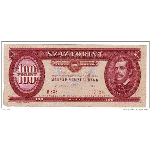 Billet De 100 Forint , Année 1989, De La Hongrie ( Magyar ) - Pick 171