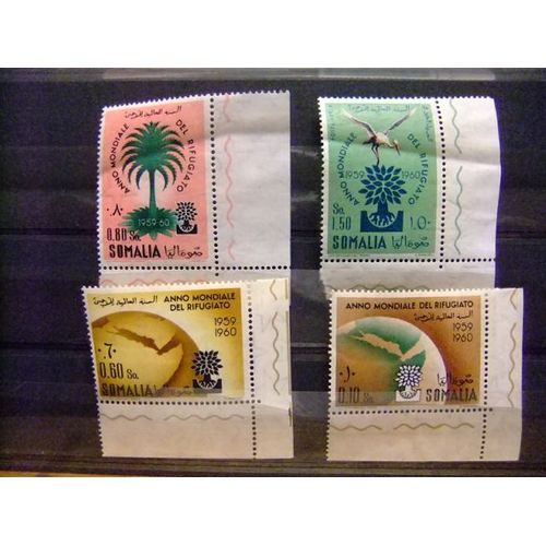 Somalie Somalia Italiana 1960 Año Mundial Del Refugiado Yvert Nº 277 / 79 + Pa 83 ** Mnh