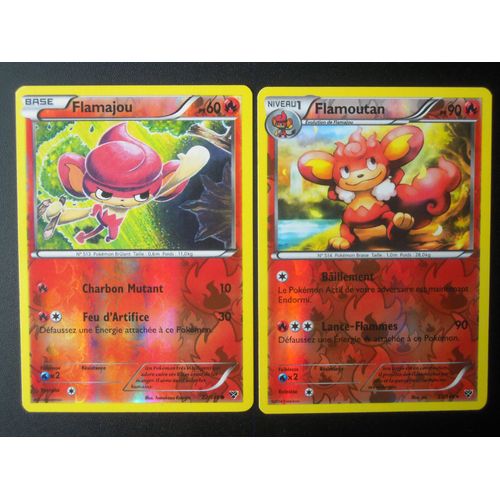 Base X.Y - Flamajou Reverse (22) + Flamoutan  Reverse (23/146)