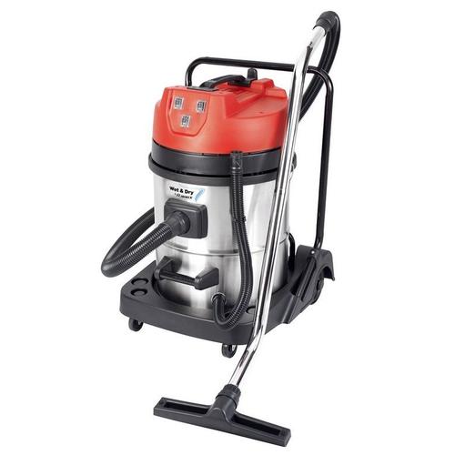 Ribitech - Aspirateur eau et poussières en inox 3000W 80L - PRASP80LX3