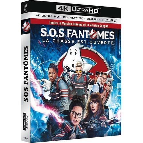 Sos Fantômes - 4k Ultra Hd + Blu-Ray 3d + Blu-Ray 2d Version Longue + Copie Digitale Ultraviolet