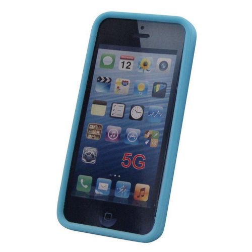Housse Silicone Pour Iphone 5 Bleu