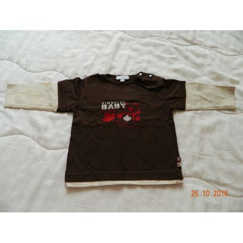 Polo Kimbaloo Coton 12 Mois Marron