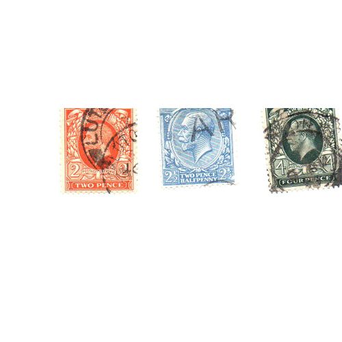 Grande-Bretagne- Lot De 3 Timbres Oblitérés- Roi George V