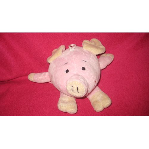 Doudou Cochon Rose Bergere De France.