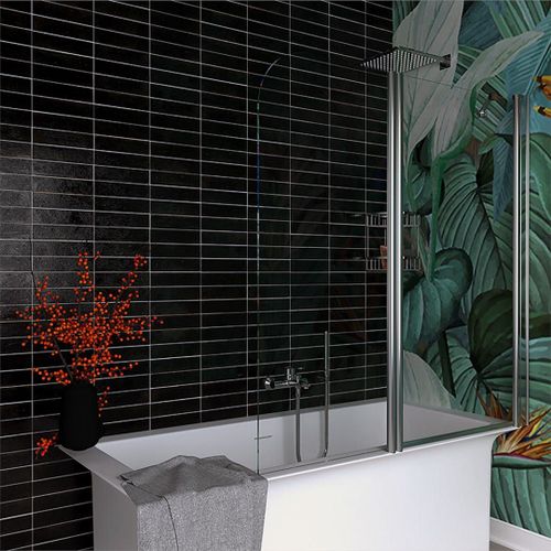 CLOISON PLIANTE 140CM VERRE CLAIR | GIADA