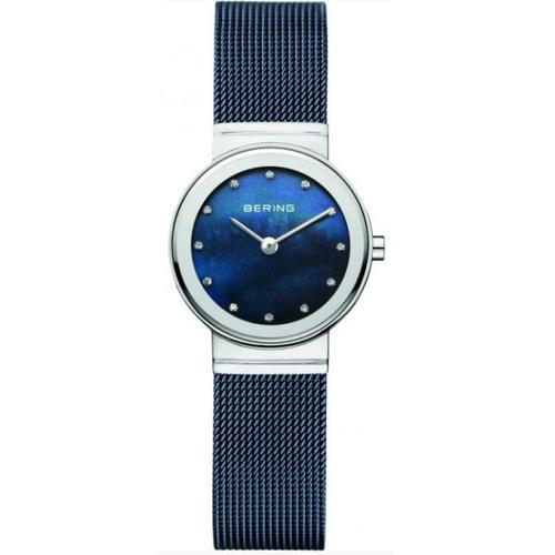 Montre Bering Femme Swarovski Acier Bleu 10126-307