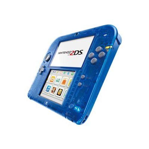 Nintendo 2ds - Console De Jeu Portable - Bleu Transparent - Version Pokemon Bleu