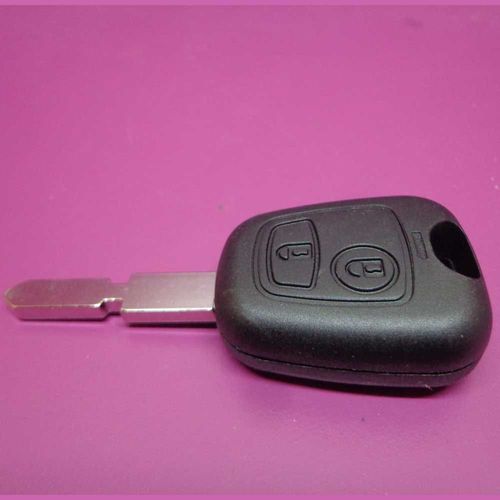 Coque De Clé Avec Clé Vague Pour Peugeot 607 Lame Type Ne78t