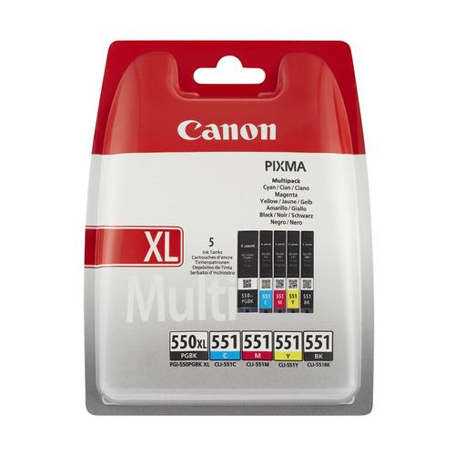 Pack Canon Pack PGI-550XL/CLI-551 Pgbk/C