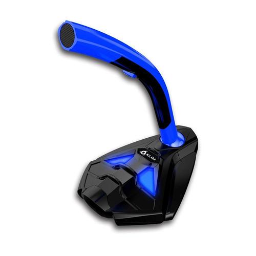 KLIM Voice Microphone à Pied USB pour Ordinateur - Micro de Bureau  Professionnel - Microphone de Gamer PC PS4 - Bleu - Microphone - Achat &  prix