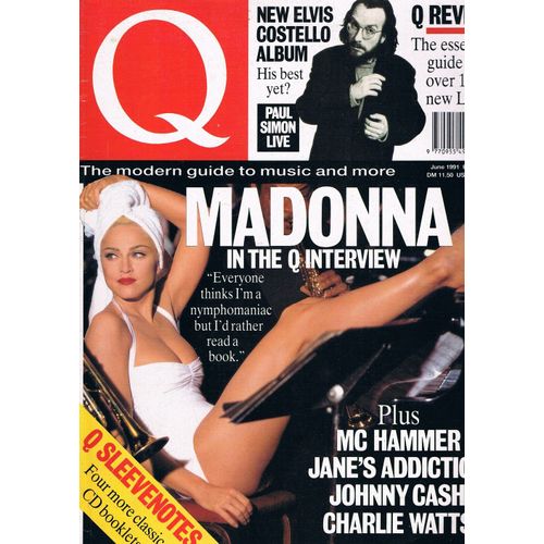 Q Magazine 57 - Madonna - Elvis Costello - Charlie Watts - Johnny Cash
