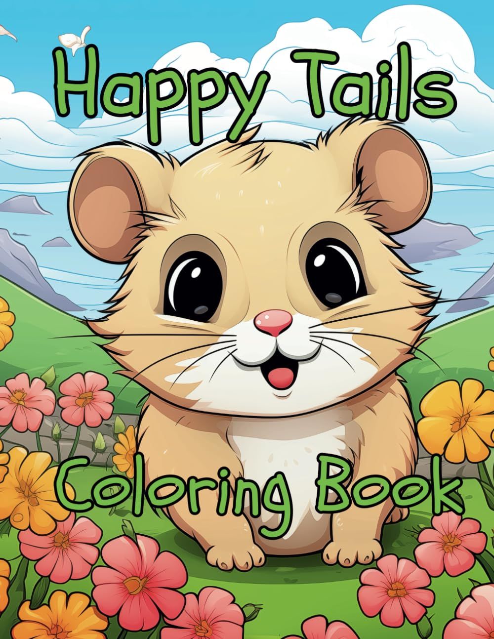 Happy Tails Coloring Book For Kids